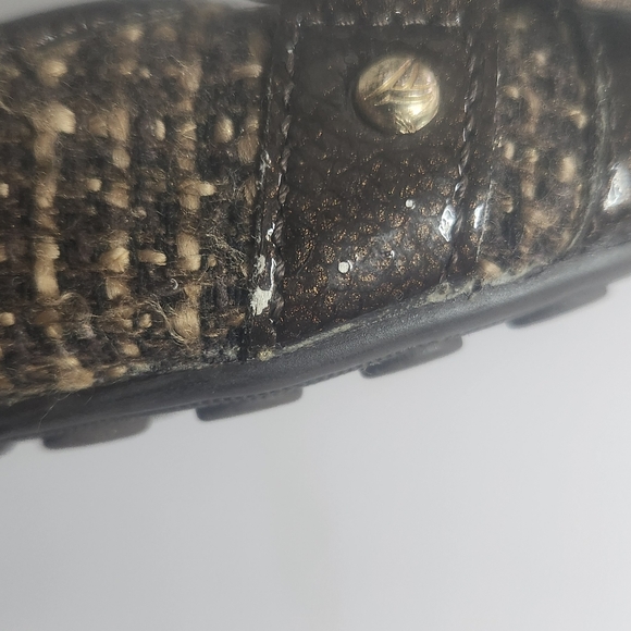 Sperry Top Sider Women's Brown Woven Bow Slip On Ballet Flats Shoes 7M - Picture 11 of 14